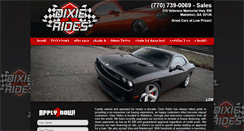 Desktop Screenshot of dixierides.com