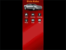 Tablet Screenshot of dixierides.com